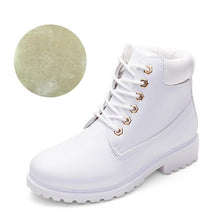 Load image into Gallery viewer, Winter boots women shoes 2019 warm fur plush sneakers women snow boots women lace-up ankle boots winter shoes woman botas mujer