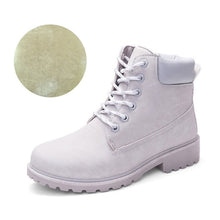 Load image into Gallery viewer, Winter boots women shoes 2019 warm fur plush sneakers women snow boots women lace-up ankle boots winter shoes woman botas mujer