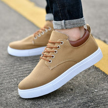 Load image into Gallery viewer, Spring Men&#39;s Canvas Shoes Men Fashion Sneakers Men Comfortable Mens Casual Shoes Lace-Up Brand Driving Shoes Big Size