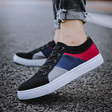 Load image into Gallery viewer, Spring Men&#39;s Canvas Shoes Men Fashion Sneakers Men Comfortable Mens Casual Shoes Lace-Up Brand Driving Shoes Big Size