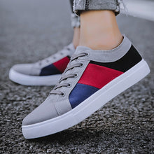 Load image into Gallery viewer, Spring Men&#39;s Canvas Shoes Men Fashion Sneakers Men Comfortable Mens Casual Shoes Lace-Up Brand Driving Shoes Big Size