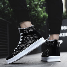 Load image into Gallery viewer, Winter new in the middle of the color letters trend anti-skid cold wear high quality comfortable lightweight men&#39;s casual shoes
