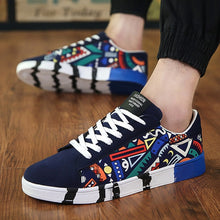 Load image into Gallery viewer, Men&#39;s Fashion Canvas Shoes Spring Autumn Canvas Lace Up Outdoor Casual Shoes Breathable Flats Male Skate Shoe Zapatos De Hombre