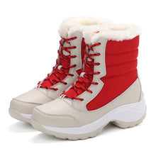 Load image into Gallery viewer, Women Boots Waterproof Winter Shoes Women Snow Boots Platform Keep Warm Ankle Winter Boots With Thick Fur Heels Botas Mujer 2019