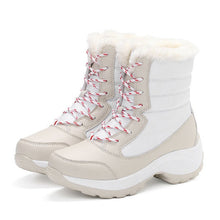 Load image into Gallery viewer, Women Boots Waterproof Winter Shoes Women Snow Boots Platform Keep Warm Ankle Winter Boots With Thick Fur Heels Botas Mujer 2019