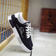 Load image into Gallery viewer, New 2019 Spring Summer Canvas Shoes Men Sneakers Low Top Black Shoes Men&#39;s Casual Shoes Male Brand Fashion Sneakers