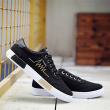 Load image into Gallery viewer, New 2019 Spring Summer Canvas Shoes Men Sneakers Low Top Black Shoes Men&#39;s Casual Shoes Male Brand Fashion Sneakers